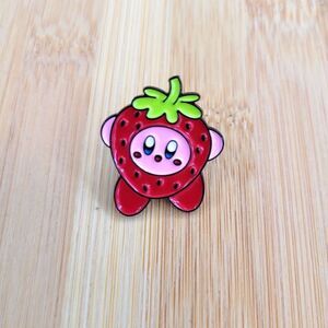 2/$20 Brand New Nintendo Kirby Pin Brooch Strawberry